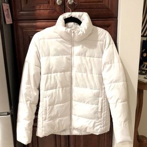 Old Navy White Puffer Jacket